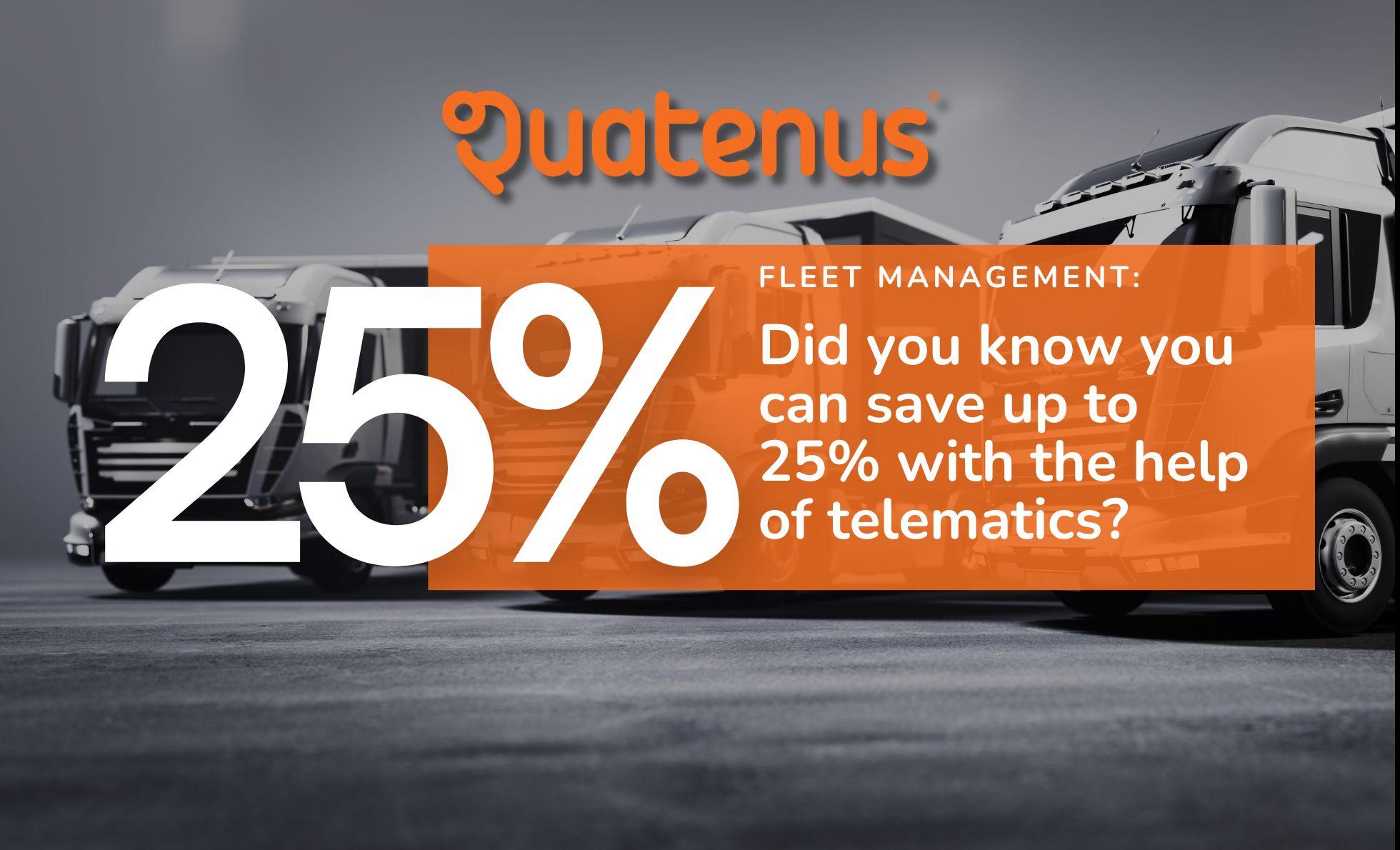 Fleet Management: How Telematics Can Reduce Fuel Costs by Up to 25%