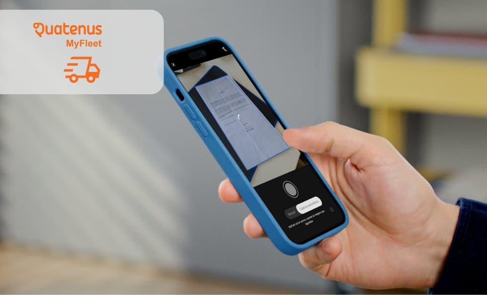 New MyFleet feature: automatic scanning of vehicle documents
