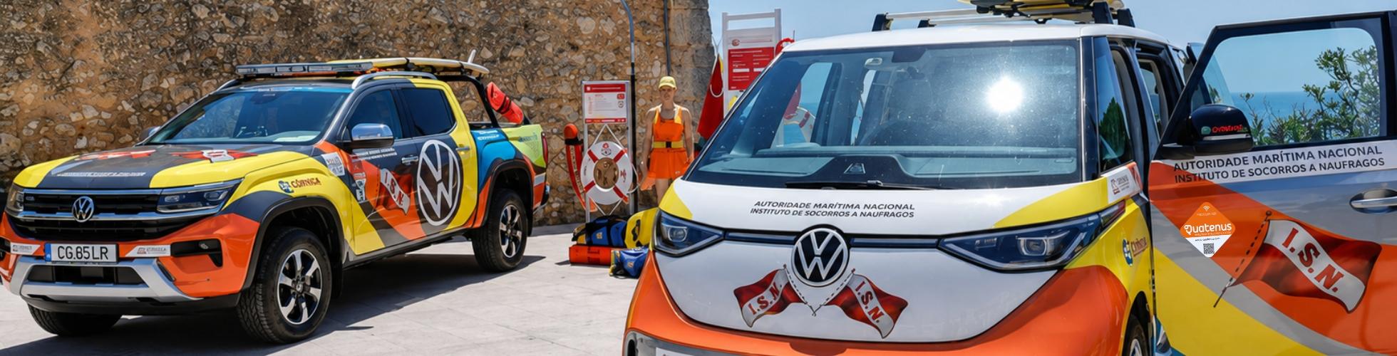 Viaturas do ISN equipadas com tecnologia Quatenus para apoio à vigilância e segurança nas praias portuguesas durante o Projeto SeaWatch.