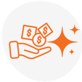 AI-powered asset management icon