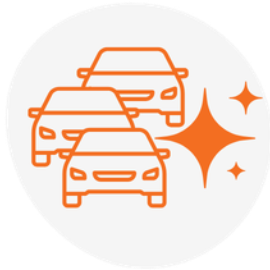 AI-powered fleet management icon